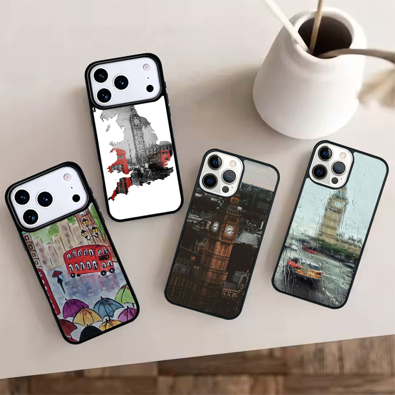 Phone Cases London - Cover per telefono in silicone con