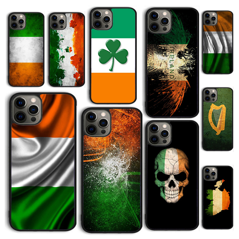 Phone Cases Ireland - Custodia per telefono Autumu Irlanda Bandiera