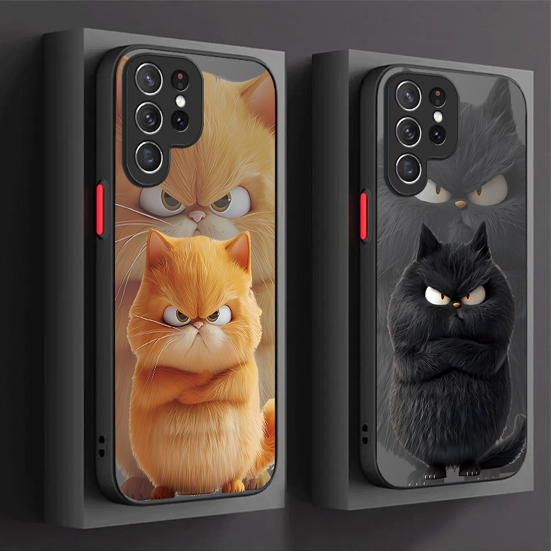 Phone Cases Galaxy A16 5G - Custodia Angry Cat Couple Style per