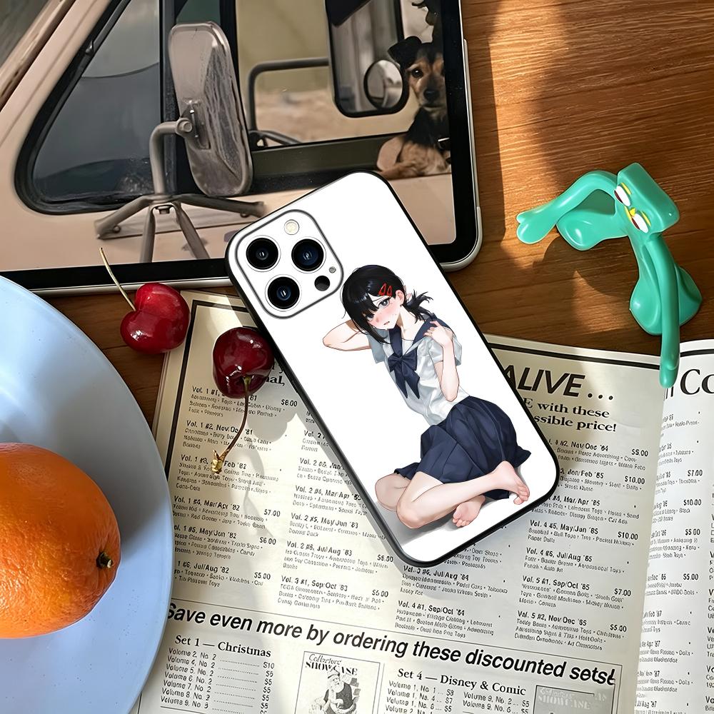 Phone Cases Iphone 13 - Cover Morbida Antiurto Nera Chainsaw Man